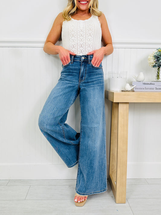 Polished in Palazzo Jeans