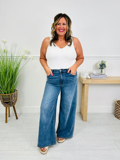 Polished in Palazzo Jeans