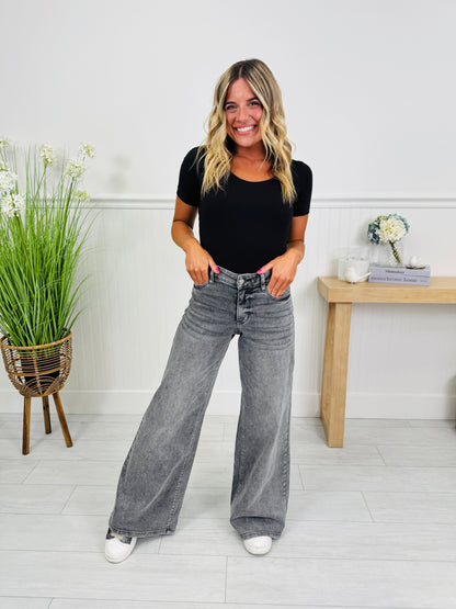 Smoke Show Palazzo Wide Leg Jeans