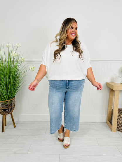 Spring Forward Cropped Wide Leg Jeans
