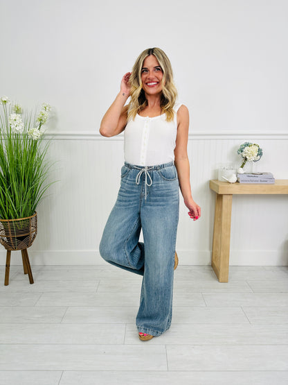 Featherweight Flow Palazzo Jeans