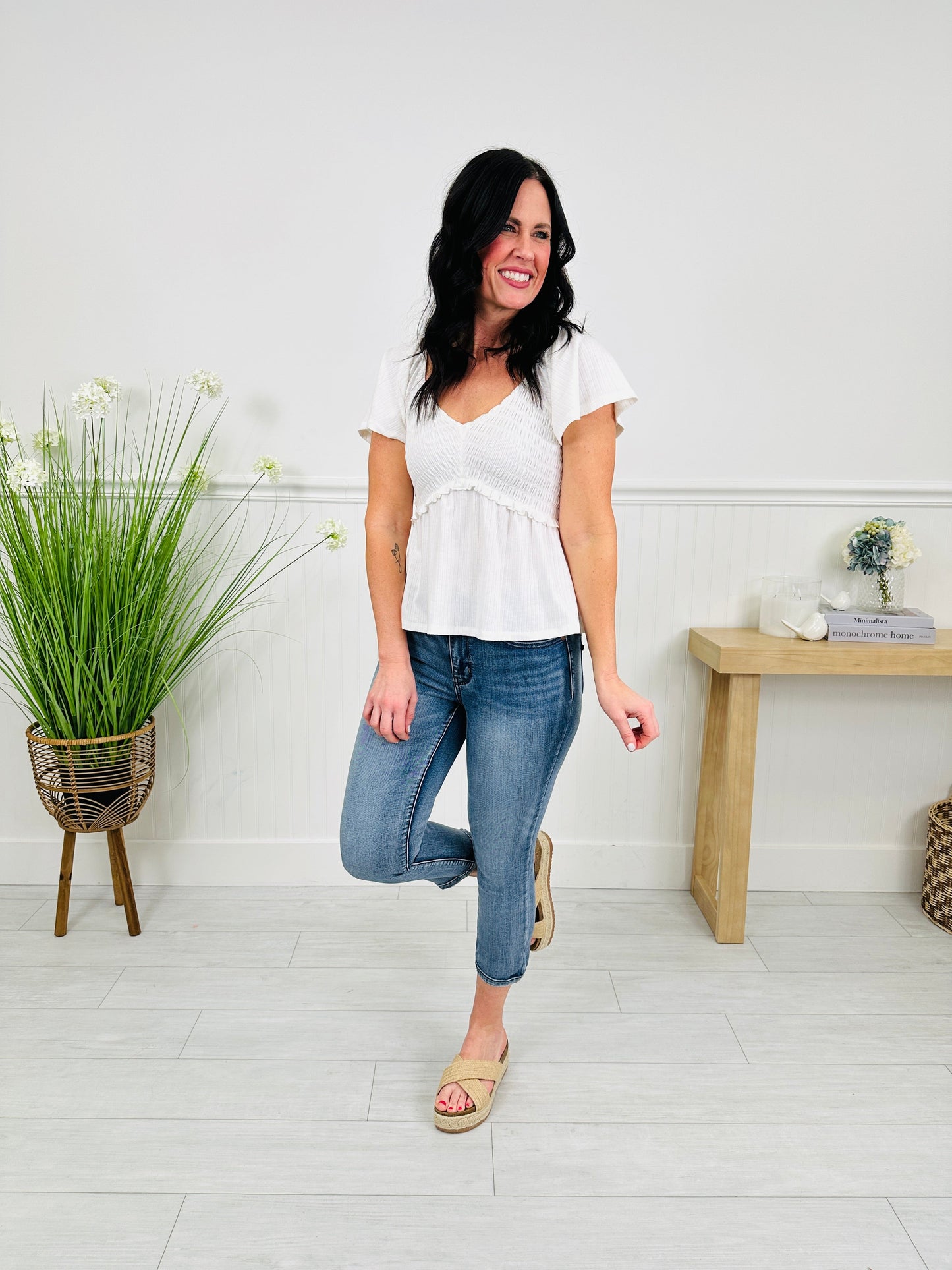 Go Against The Grain Capri Jeans