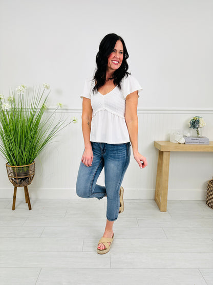 Go Against The Grain Capri Jeans