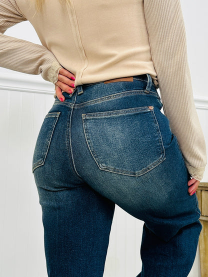 The One For Me Retro Wide Leg Jeans