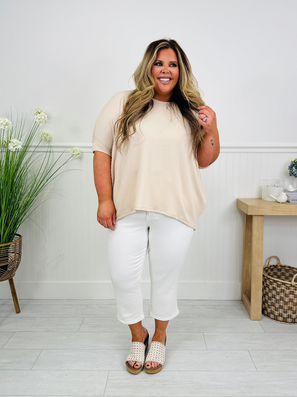 Signs of Spring Tummy Control Capris