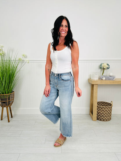Ankle Ready Ankle Wide Leg Jeans