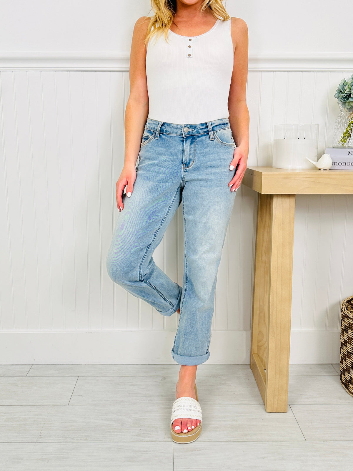 Keep Your Cool Cooling Boyfriend Jeans