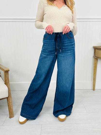 Light As A Featherweight Palazzo Jeans