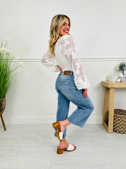 Spring Forward Cropped Wide Leg Jeans