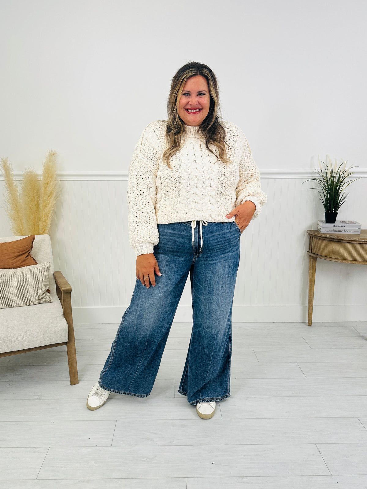 Easy Does It Featherweight Palazzo Jeans