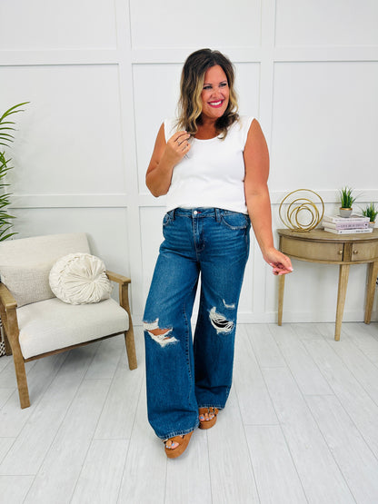 Fit To Flatter Straight Leg Adjustable Column Jeans