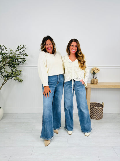 Almost Famous Retro Wide Leg Jeans