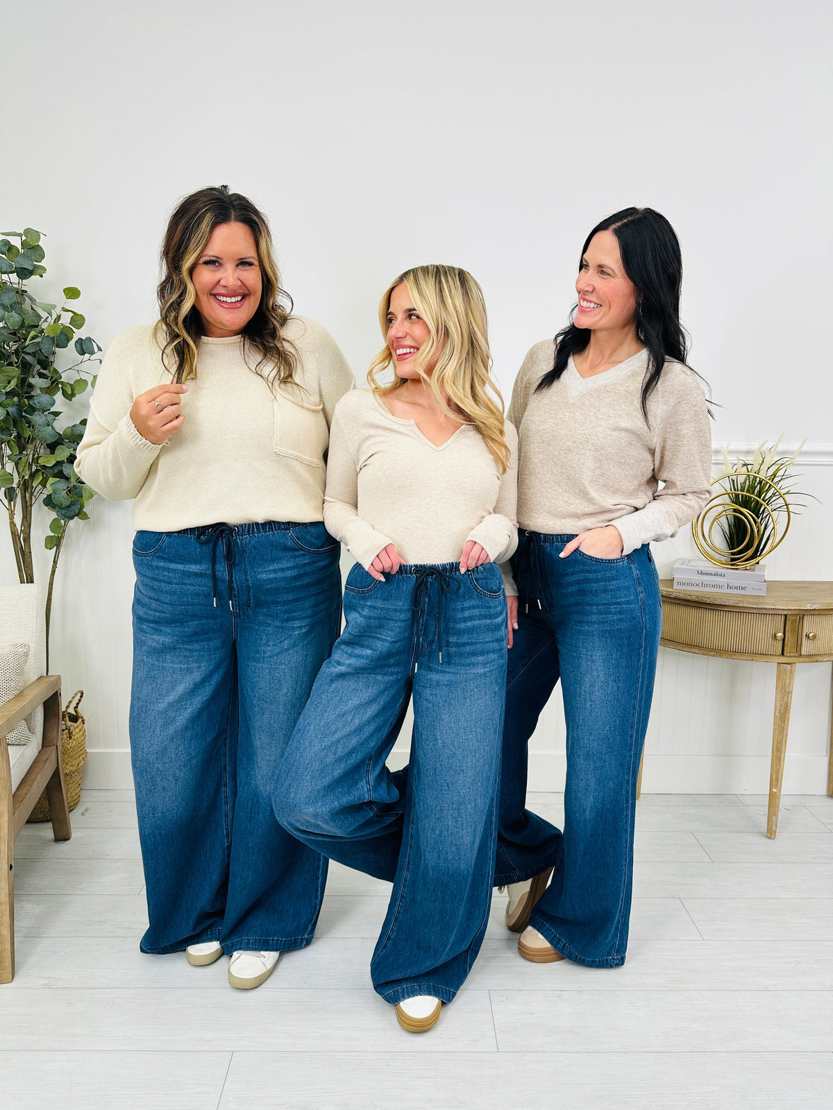 Light As A Featherweight Palazzo Jeans
