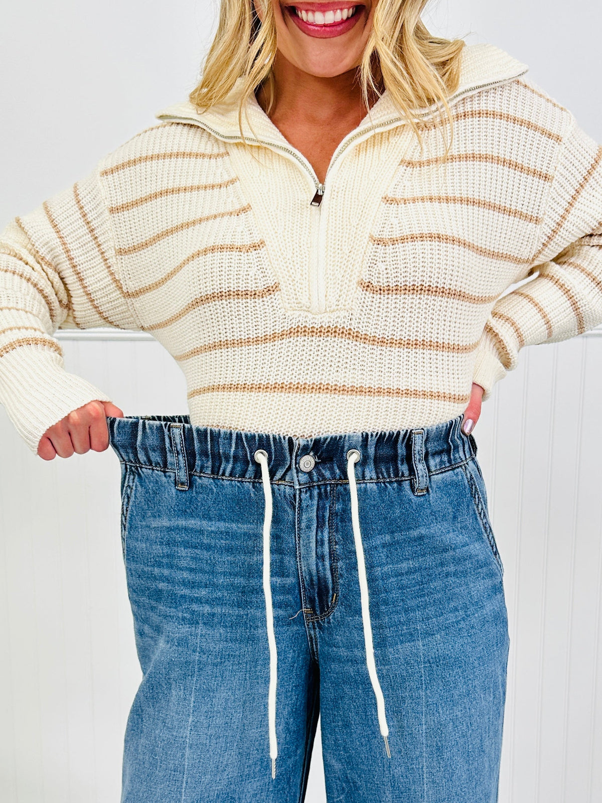 Easy Does It Featherweight Palazzo Jeans