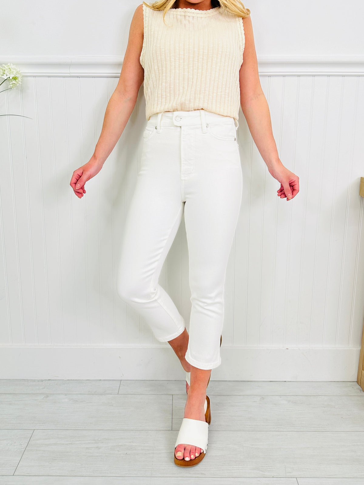 Signs of Spring Tummy Control Capris