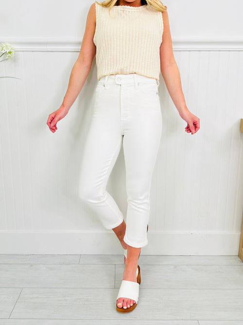 Signs of Spring Tummy Control Capris