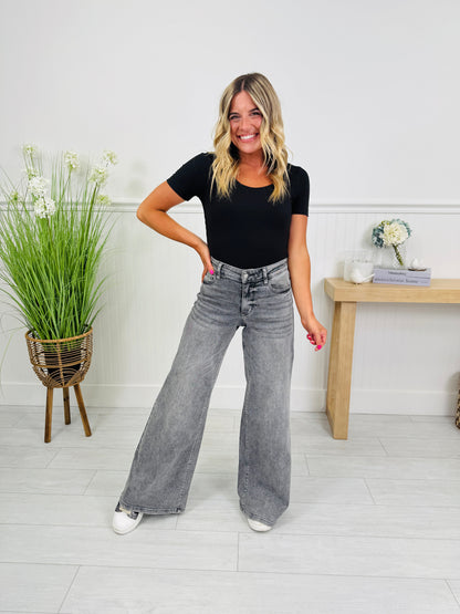 Smoke Show Palazzo Wide Leg Jeans