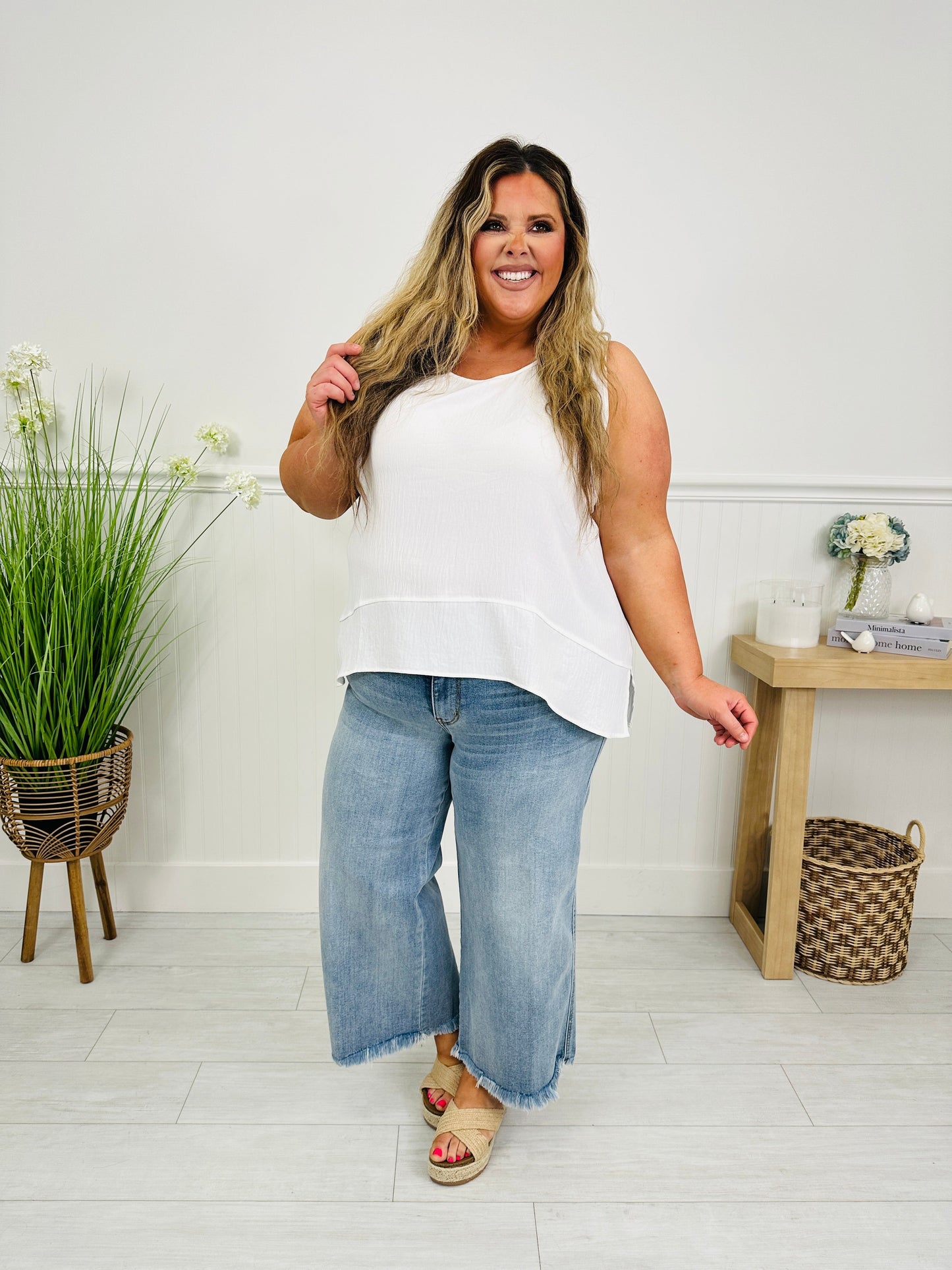 Ankle Ready Ankle Wide Leg Jeans