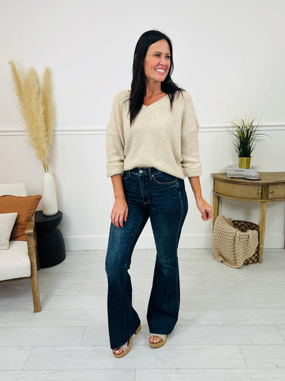 Trifecta Flare Tummy Control Butt Lifting Flare Jeans