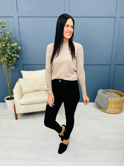 The Trifecta 3.0 Tummy Control And Butt Lifting Skinny Jeans in Black in REG/CURVY