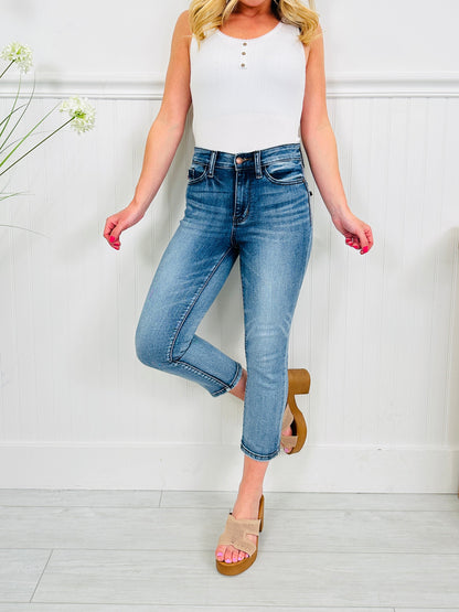 Go Against The Grain Capri Jeans