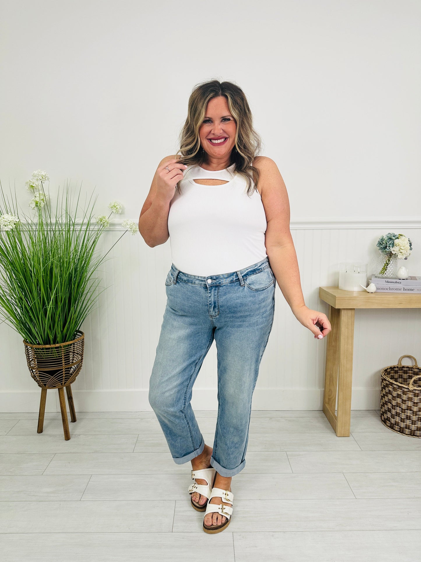 Keep Your Cool Cooling Boyfriend Jeans