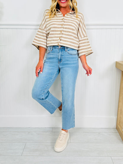 Feel Good Fit Ankle Straight Jeans