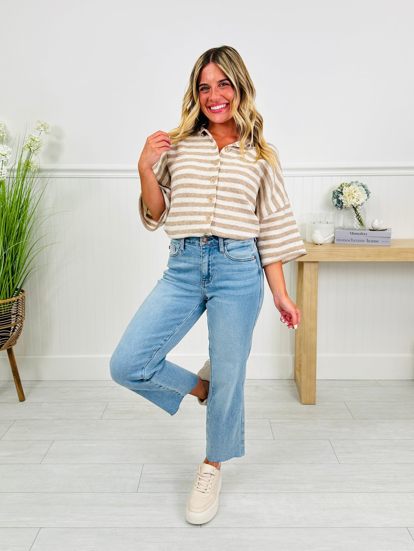 Feel Good Fit Ankle Straight Jeans