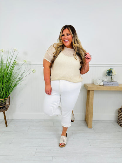 White Sand Capri Jeans