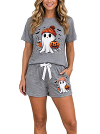 Grey Shorts Set