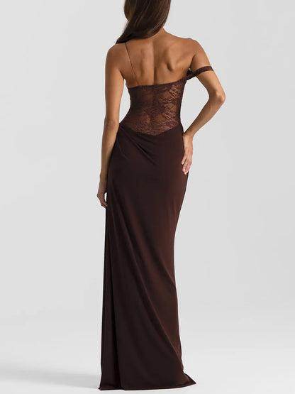 Sexy Lace Suspender Party Dress