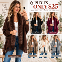 6 PIECES ONLY $25