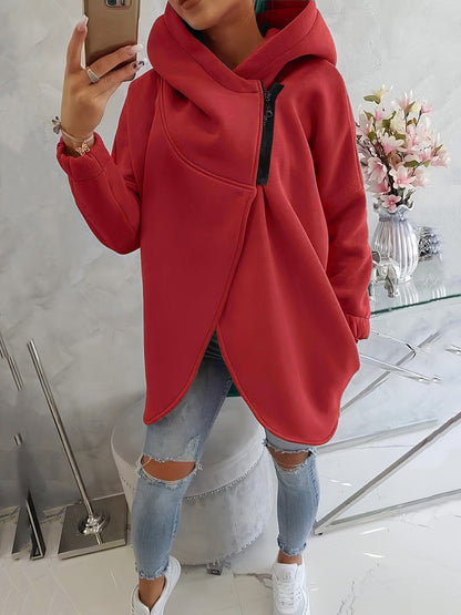 🌷Brielle - Stylish oversized warm zipper hoodie jacket